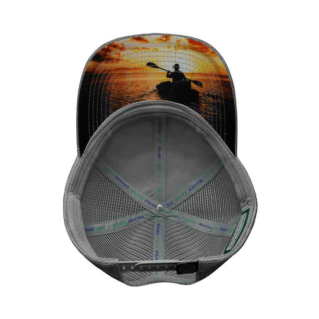 Fishing Hat, Low Profile, Snapback Hat, Cork, Heather Gray, Gray, Mens Hat, Womens Hat, Underbill Picture