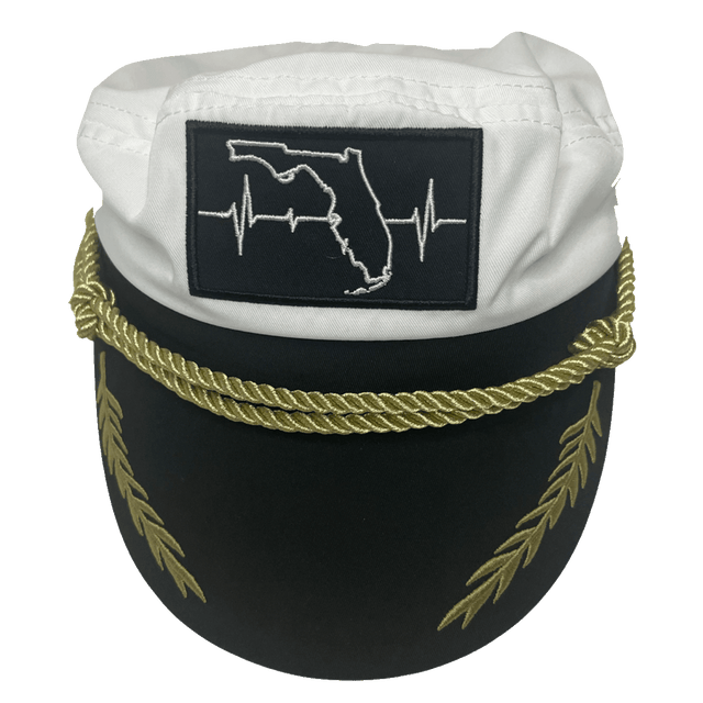 Florida - Capitans Hat - Black / White