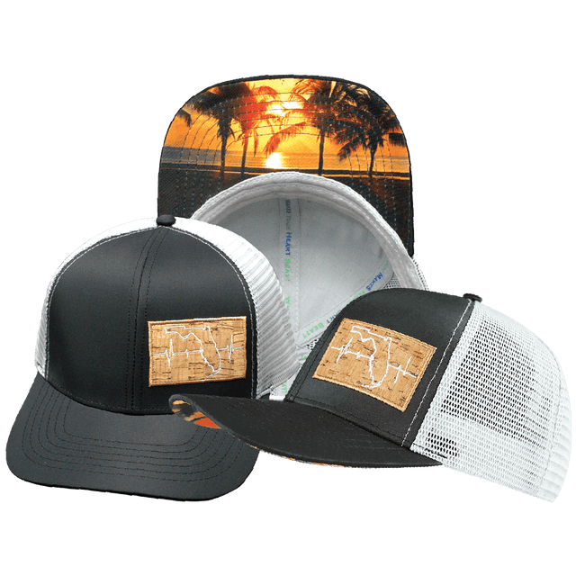 Florida Hat, Baseball Hat, Snapback Hat, Black, Gray, Mens Hat, Womens Hat, Main Picture