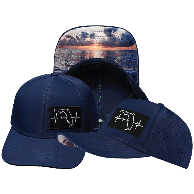 Florida Hat, Baseball Hat, Snapback Hat, Dark Blue, Mens Hat, Womens Hat, Main Picture