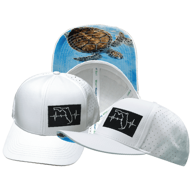 Florida Hat, Baseball Hat, Snapback Hat, White, Mens Hat, Womens Hat, Main Picture