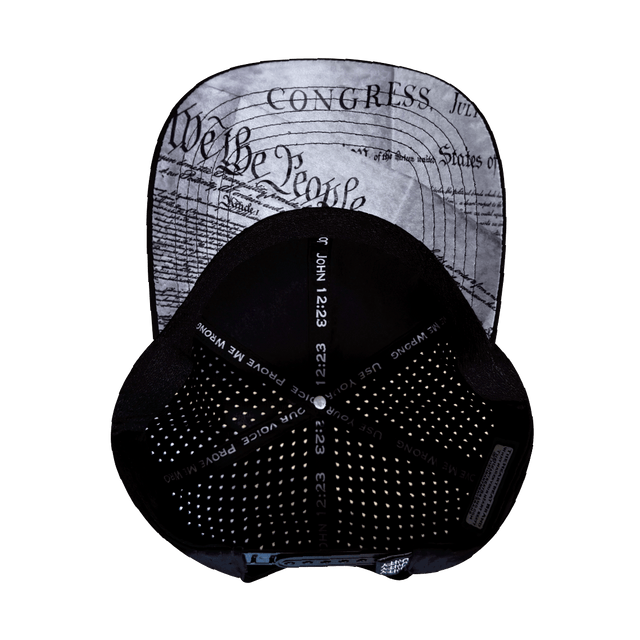 Freedom Hat, Baseball Hat Fit, Snapback Hat, Black, Mens Hat, Womens Hat, Underbill Picture