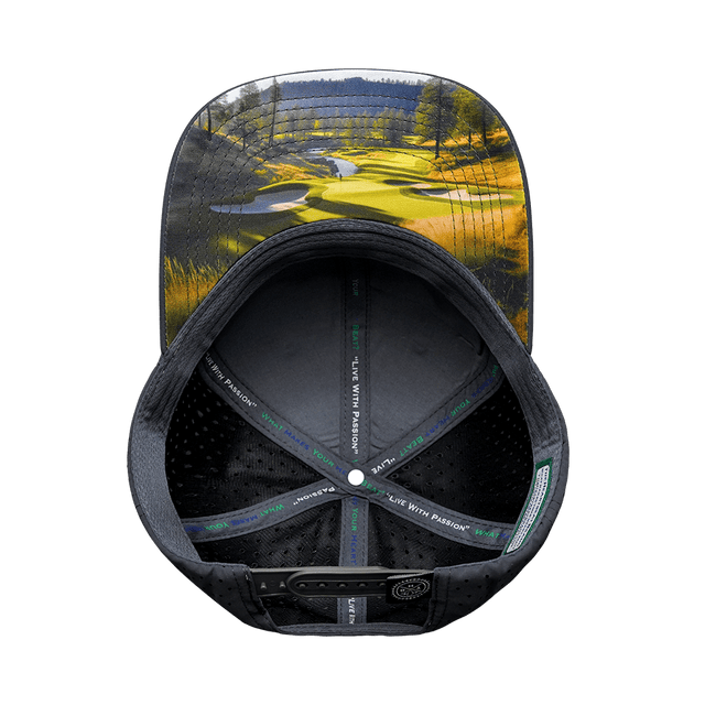 Golf Hat, Baseball Hat, Snapback Hat, Charcoal, Mens Hat, Womens Hat, Underbill Picture