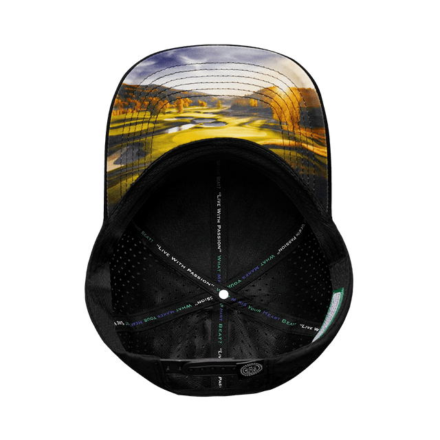 Golf Hat, Baseball Hat, Snapback Hat, Black, Mens Hat, Womens Hat, Underbill Picture