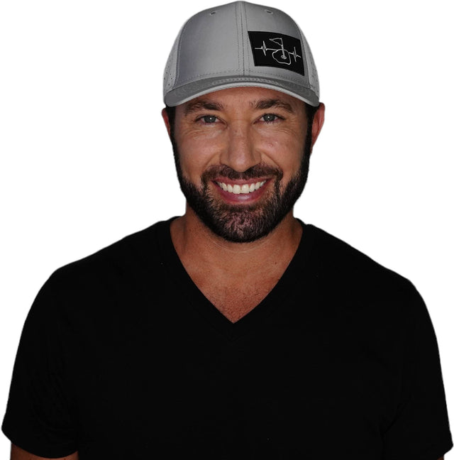 Golf Hat, Low Profile, Snapback Hat, Gray, Mens Hat, Womens Hat, Man In Hat Picture