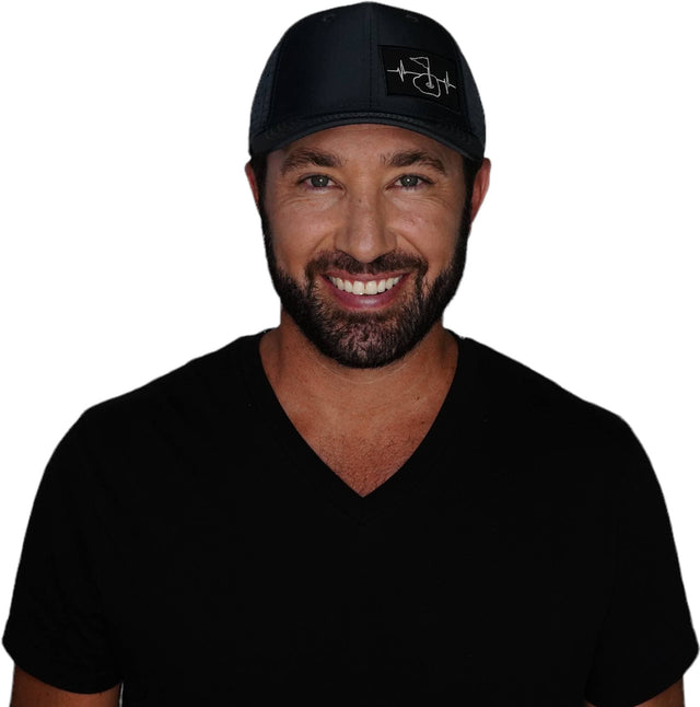 Golf Hat, Low Profile, Snapback Hat, Slate Gray, Mens Hat, Womens Hat, Man In Hat Picture