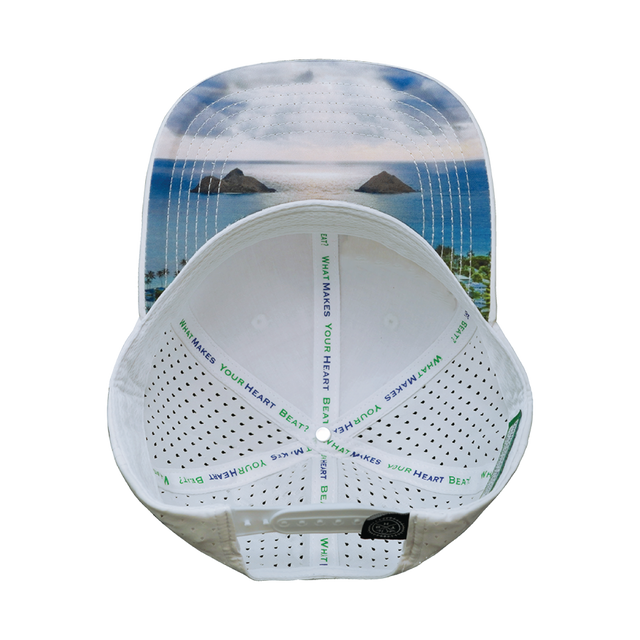 Hawaii Hat, Baseball Hat, Snapback Hat, White, Mens Hat, Womens Hat, Underbill Picture