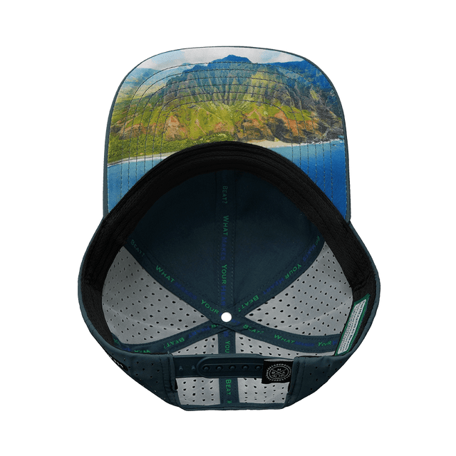 Hawaii Hat, Baseball Hat, Snapback Hat, Blue Charcoal, Mens Hat, Womens Hat, Underbill Picture