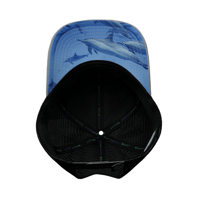 Hawaii Hat, Baseball Hat, Snapback Hat, Ice Blue, Black, Mens Hat, Womens Hat, Underbill Picture