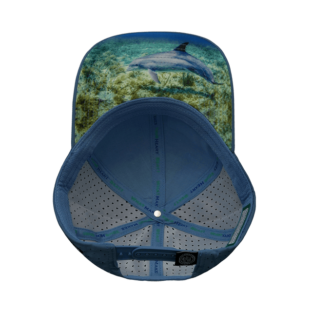 Hawaii Hat, Baseball Hat, Snapback Hat, Sea Blue, Mens Hat, Womens Hat, Underbill Picture