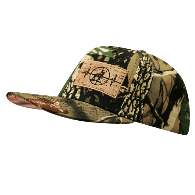 Hunting Hat, Baseball Hat, Snapback Hat, Tan Tree Camo, Mens Hat, Womens Hat, Side Picture