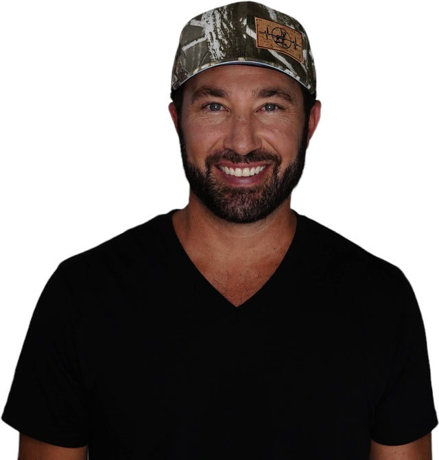 Hunting Hat, Baseball Hat, Snapback Hat, Light Moss Tree Camo, Mens Hat, Womens Hat, Man In Hat Picture