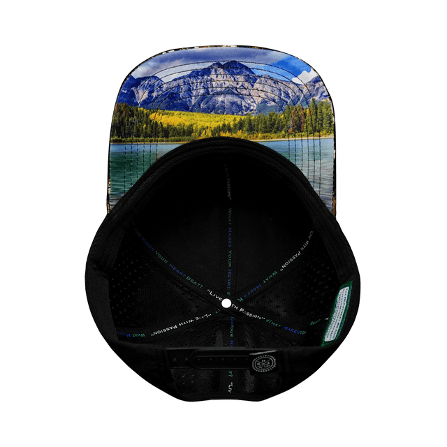 Hunting Hat, Baseball Hat, Snapback Hat, Natural Tree Camo, Black, Mens Hat, Womens Hat, Underbill Picture