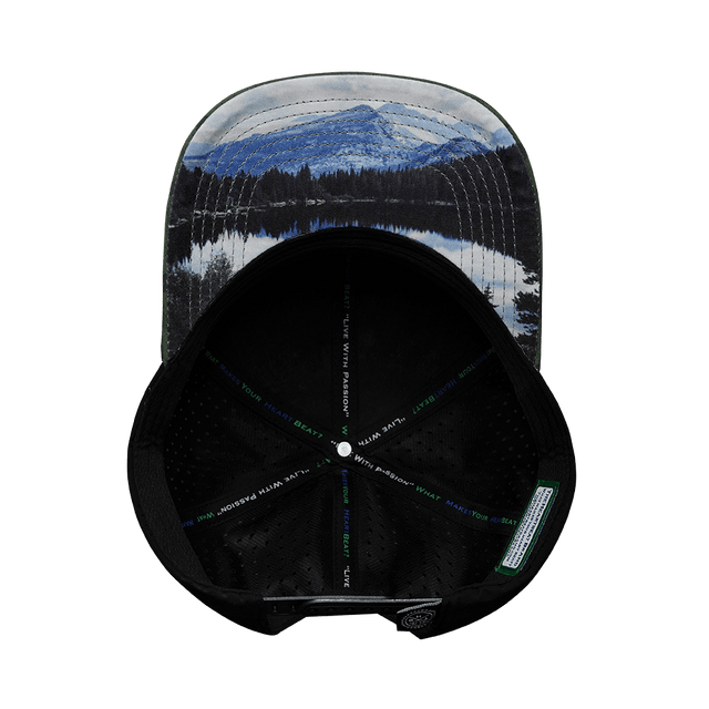 Hunting Hat, Baseball Hat, Snapback Hat, Soft Teal Camo, Black Mens Hat, Womens Hat, Underbill Picture