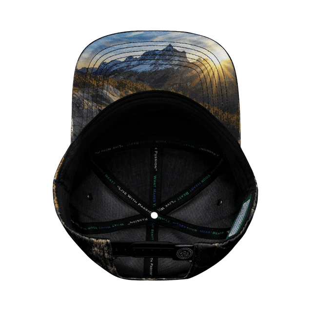 Hunting Hat, Flat Bill, Snapback Hat, Fall Tree Camo, Mens Hat, Womens Hat, Underbill Picture