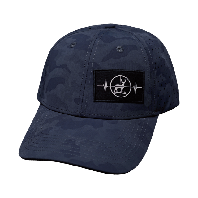 Hunting Hat, Low Profile, Snapback Hat, Soft Dark Camo, Mens Hat, Womens Hat, Front Picture