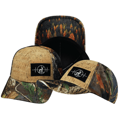 Hunting Hat — Low Profile, Cork, Fall Camo, Fabric Back