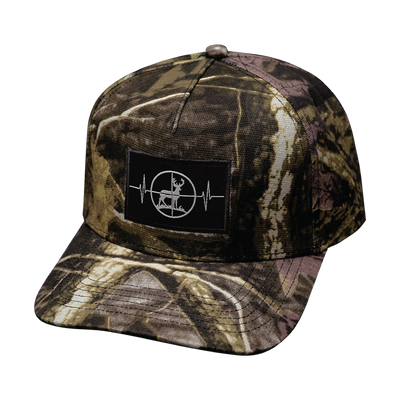 Hunting Hat, Trucker Hat, Snapback Hat, Tan Tree Camo, Mens Hat, Womens Hat, Front Picture