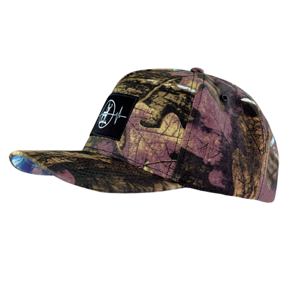 Hunting Hat, Trucker Hat, Snapback Hat, Tan Tree Camo, Mens Hat, Womens Hat, Side Picture