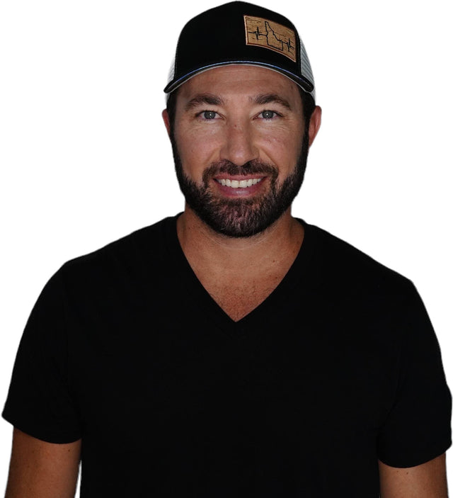 Idaho Hat, Baseball Hat, Snapback Hat, Suede, Black, Gray, Mens Hat, Womens Hat, Man In Hat Picture