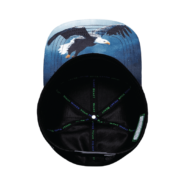 Idaho Hat, Flat Bill, Snapback Hat, Navy Camo, Black, Mens Hat, Womens Hat, Underbill Picture