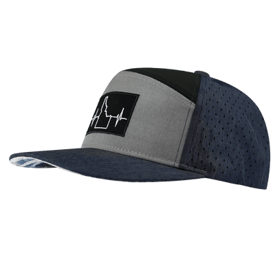 Idaho Hat, Flat Bill, Snapback Hat, Navy, Gray, Black, Mens Hat, Womens Hat, Side Picture