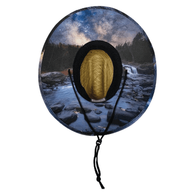Idaho Straw, Sun Hat, McCall Night, Mens Straw Hat, Womens Straw Hat, Underbill Picture