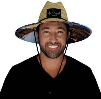 Idaho Straw, Sun Hat, River, Mens Straw Hat, Womens Straw Hat, Man In Straw Hat Picture