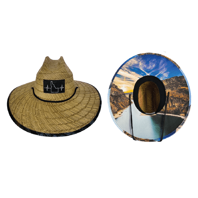 Idaho Straw, Sun Hat, River, Mens Straw Hat, Womens Straw Hat, Main Picture