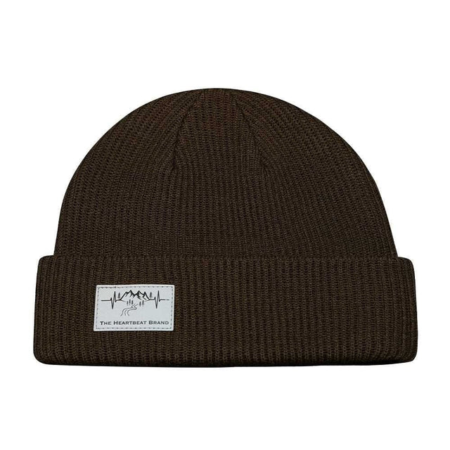 Mountains - Beanie - Cuffed - Chocolate