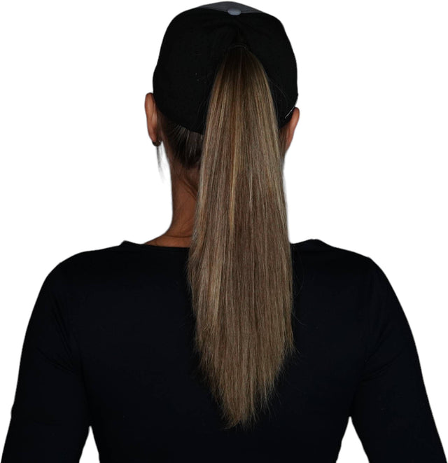 Mountains Hat, Low Profile, Ponytail, Snapback Hat, Gray Blue, Black, Mens Hat, Womens Hat, Ponytail Hole Woman In Hat Picture