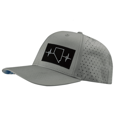Nevada Hat, Baseball Hat, Snapback Hat, Gray, Mens Hat, Womens Hat, Side Picture