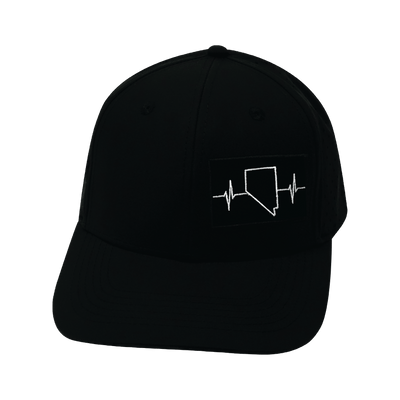 Nevada Hat, Baseball Hat, Snapback Hat, Black, Mens Hat, Womens Hat, Front Picture