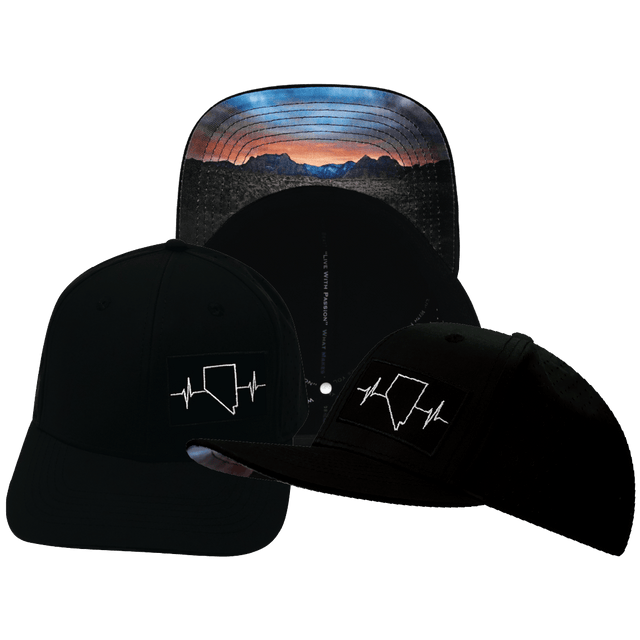 Nevada Hat, Baseball Hat, Snapback Hat, Black, Mens Hat, Womens Hat, Main Picture
