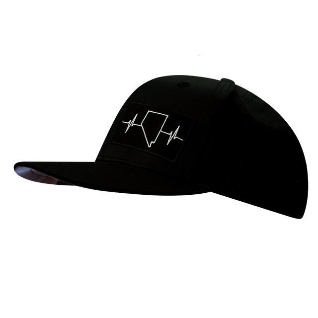 Nevada Hat, Baseball Hat, Snapback Hat, Black, Mens Hat, Womens Hat, Side Picture