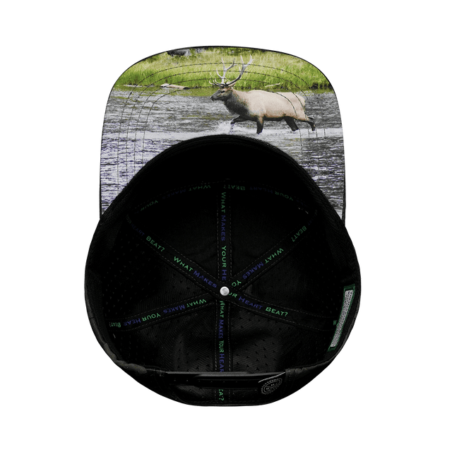 Nevada Hat, Flat Bill, Snapback Hat, Green Camo, Mens Hat, Womens Hat, Underbill Picture