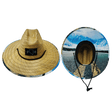 Nevada Straw, Sun Hat, Mountains, Mens Straw Hat, Womens Straw Hat, Main Picture