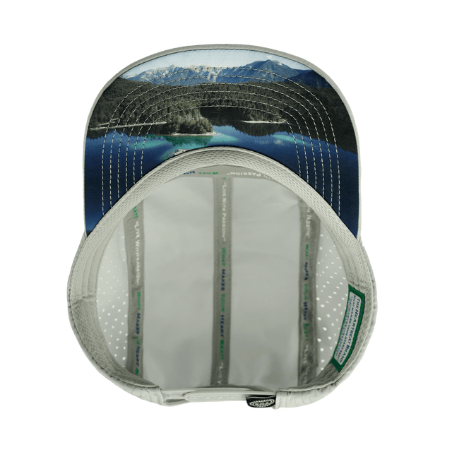 Paddle Board Hat, 5 Panel Hat, Snapback, Gray, Navy, Mens Hat, Womens Hat, Underbill Picture