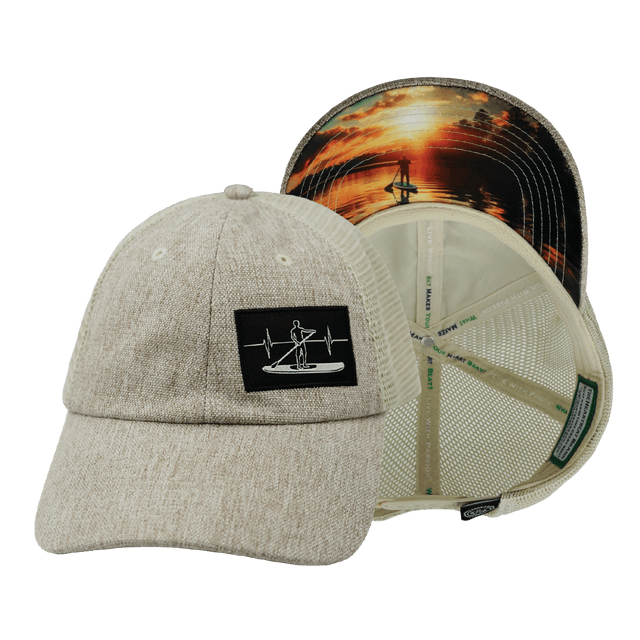 Paddle Board Hat, Dad Hat, Snapback, Sand Hemp, Sand, Mens Hat, Womens Hat, Main Picture