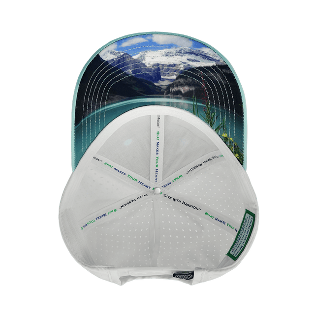 Paddle Board Hat, Low Profile, Ponytail, Snapback Hat, Mint, White, Mens Hat, Womens Hat, Underbill Picture