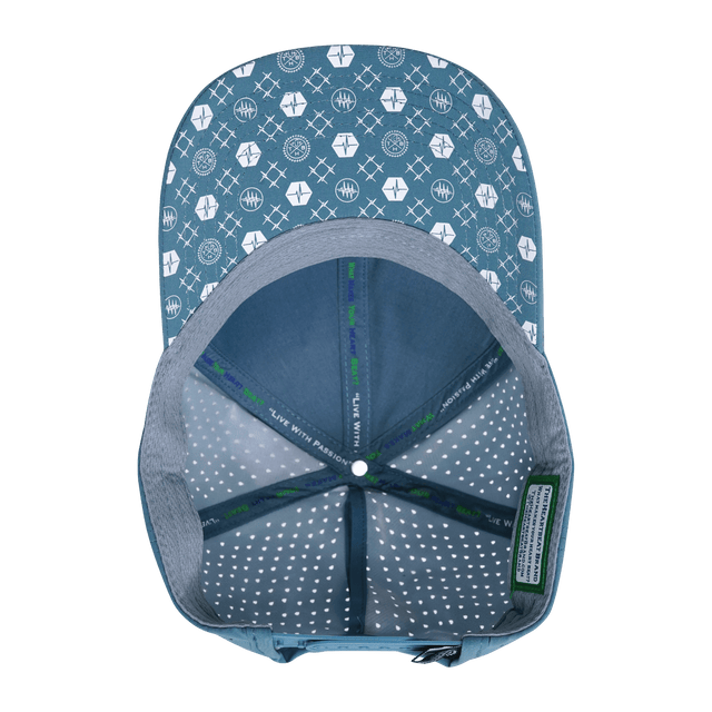 Pickleball Hat, Low Profile, Ponytail, Snapback Hat, Light Blue, Mens Hat, Womens Hat, Underbill Picture