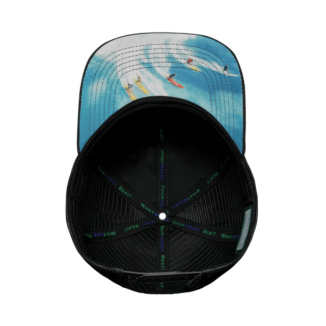 Surf Hat, Baseball Hat, Snapback Hat, Cork, Charcoal Gray, Mens Hat, Womens Hat, Underbill Picture