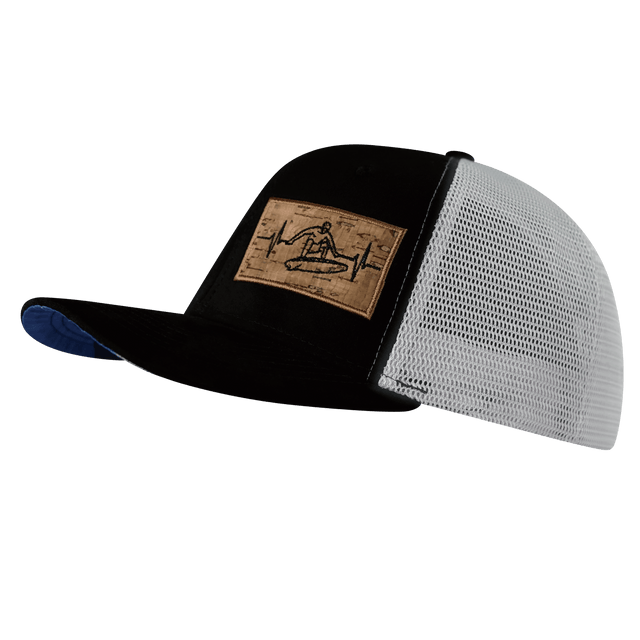 Surf Hat, Baseball Hat, Snapback Hat, Suede, Black, Gray, Mens Hat, Womens Hat, Side Picture