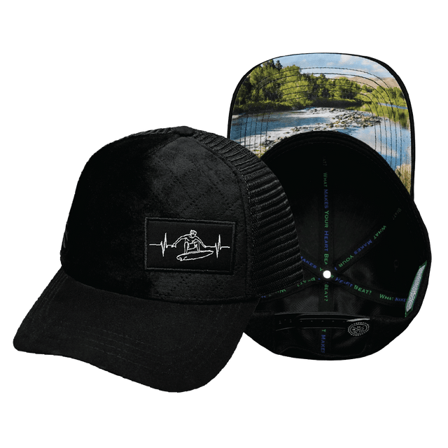 Surf Hat, Trucker Hat, Snapback Hat, Black, Mens Hat, Womens Hat, Main Picture