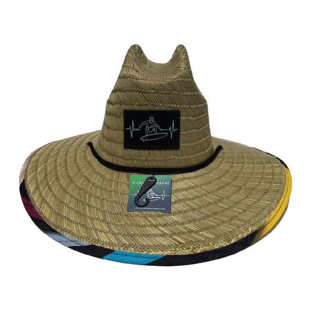 Surf Straw, Sun Hat, Surfboards, Mens Straw Hat, Womens Straw Hat, Front Picture
