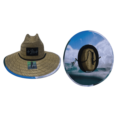 Surf Straw, Sun Hat, Wave, Mens Straw Hat, Womens Straw Hat, Main Picture