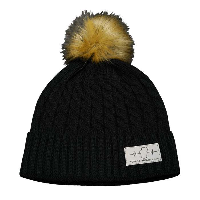 Tahoe Beanie - Pom - Black