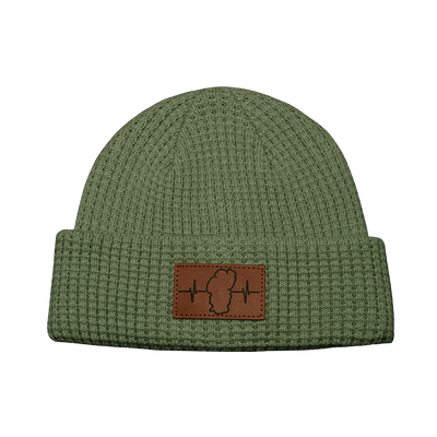Tahoe Beanie — Waffle Cuff, Mint
