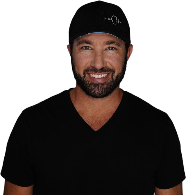 Tahoe Hat, Athletiic Fit, Airmesh, Snapback Hat, Black, Mens Hat, Womens Hat, Man In Hat Picture