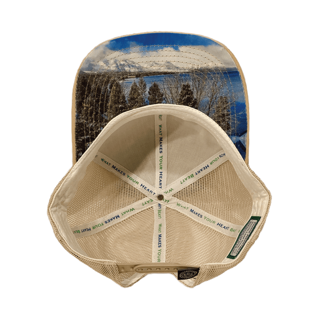 Tahoe Hat, Baseball Hat, Snapback Hat, Cream, Gray, Mens Hat, Womens Hat, Underbill Picture